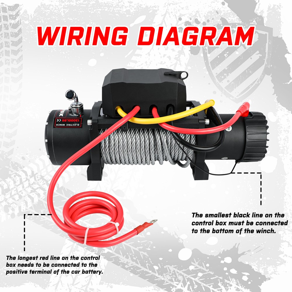 X-BULL Winch Control Box With Wireless/Wired Control Fit 9500-13000lbs Winch