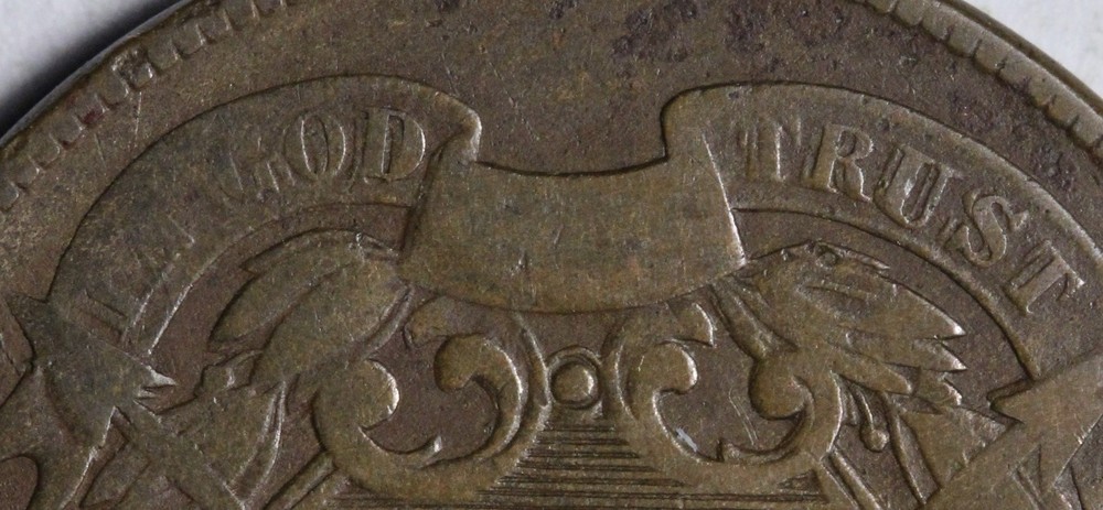 1867 DDO Two Cent Piece VF E261 JZCNQ