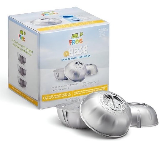 FROG @Ease Replacement SmartChlor Cartridge for use with Hot Tub - 3 Pack
