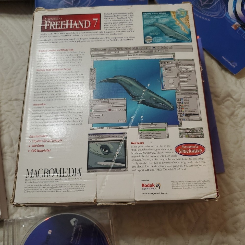 Macromedia Freehand 7 Microsoft Windows 95 Windows NY Complete