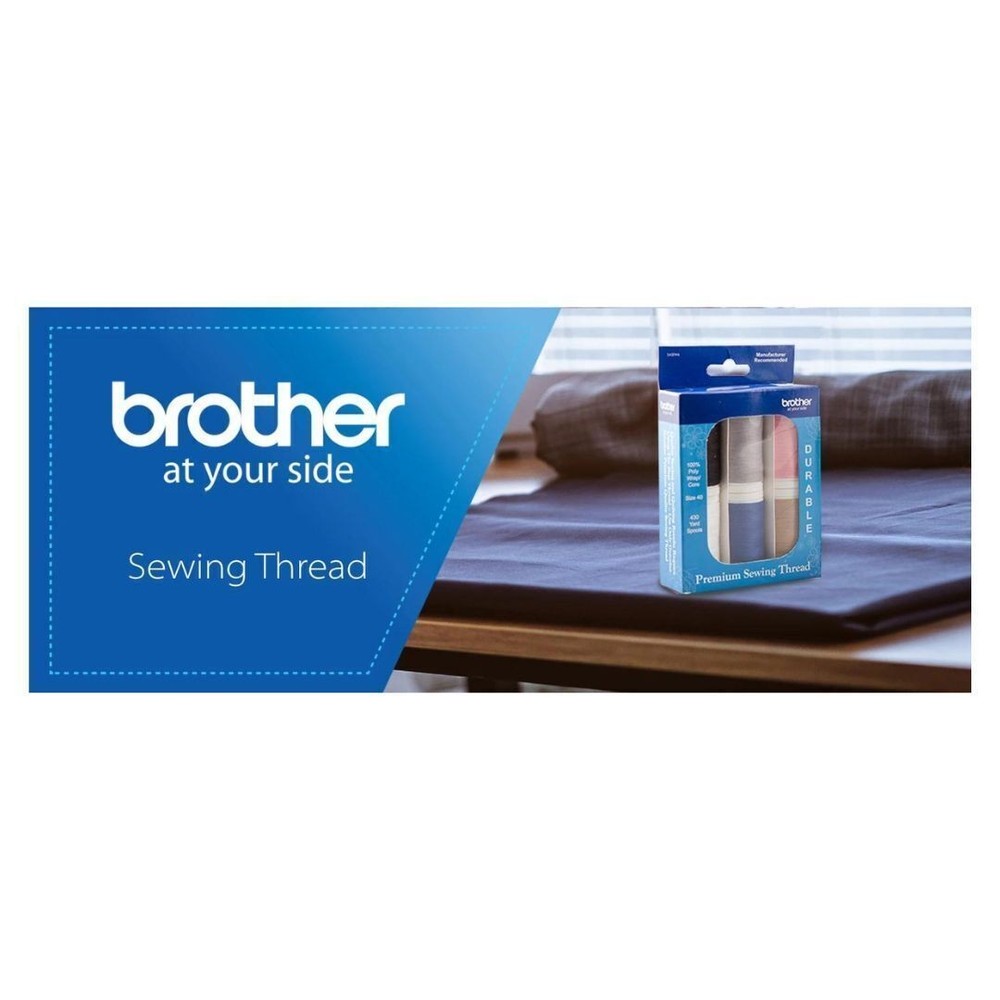 Brother Computerized Sewing Machine with 6-Piece Double Snap Spools Bundle