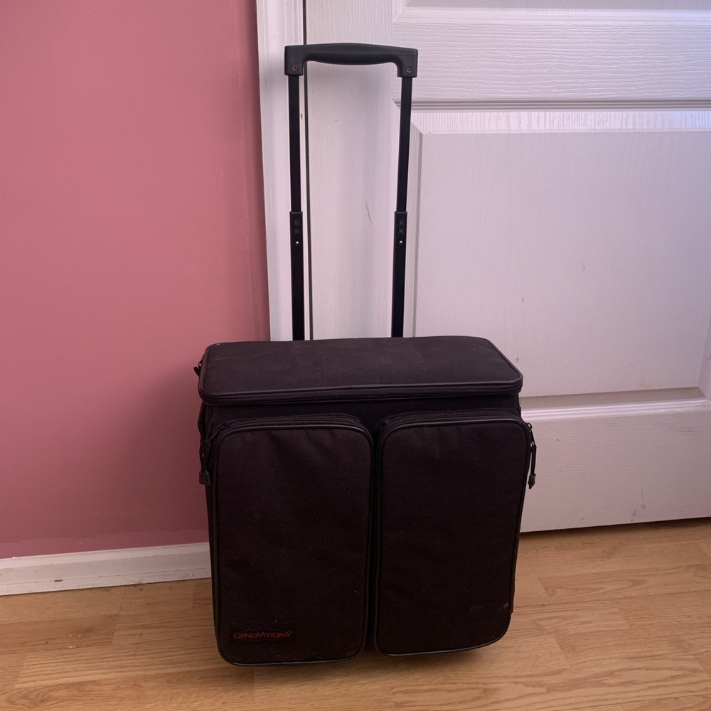 Generations Petite Cropper Scrapbooking Rolling Organizer w/ Telescoping Handle