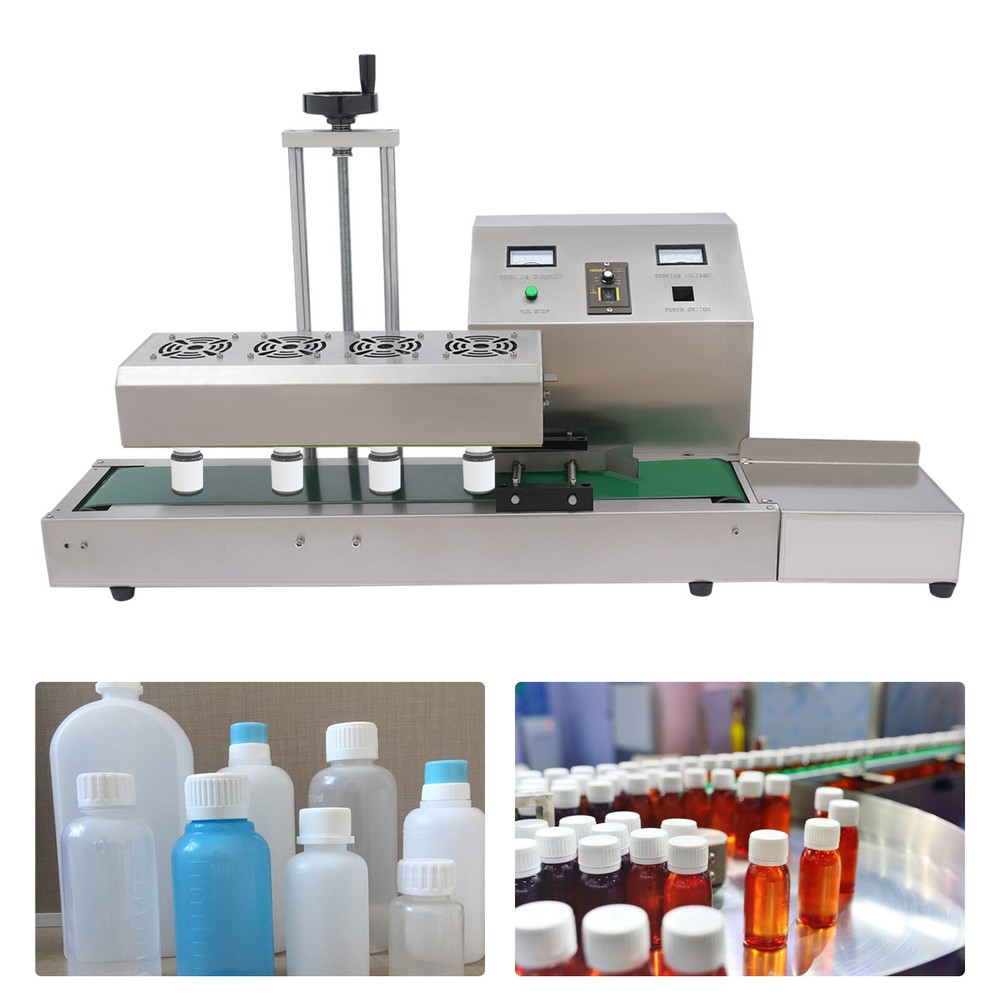 Continuous Electromagnetic Induction Sealer Automatic Bottle Capping Machine