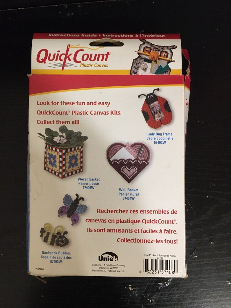 OWL POCKET Plastic Canvas Kit
