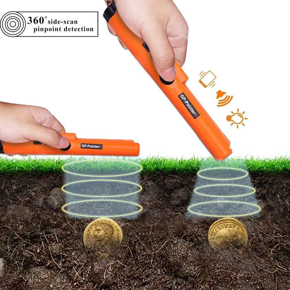 Metal Detector Pinpointer Professional Waterproof Handheld Pin Pointer Wand S...