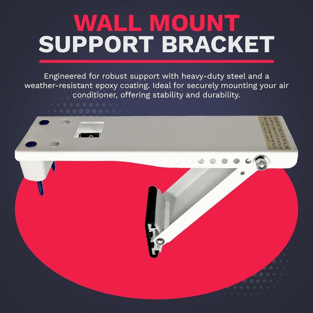 DA-160 Universal Wall Bracket for HVAC Systems - Epoxy-Coated, Durable Design