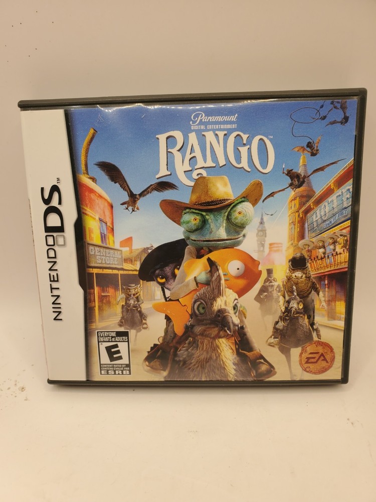 Rango (Nintendo DS, 2011) CASE ONLY Complete Insert And Manual.