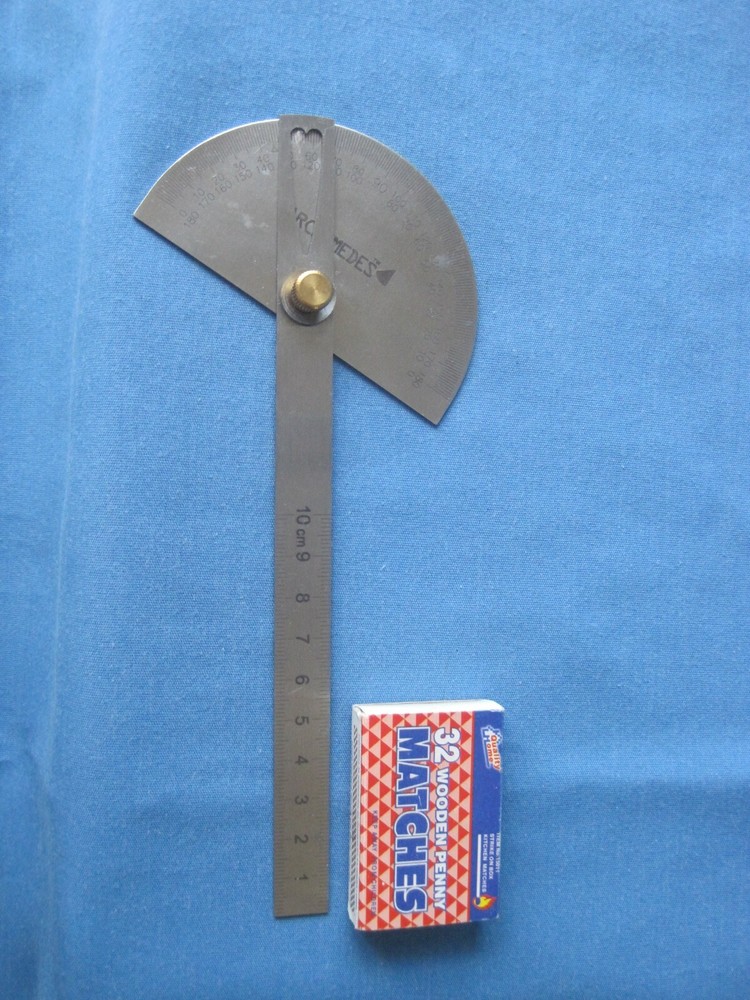 Tool. Measuring. Protractor with Line. Tool. Instrument.