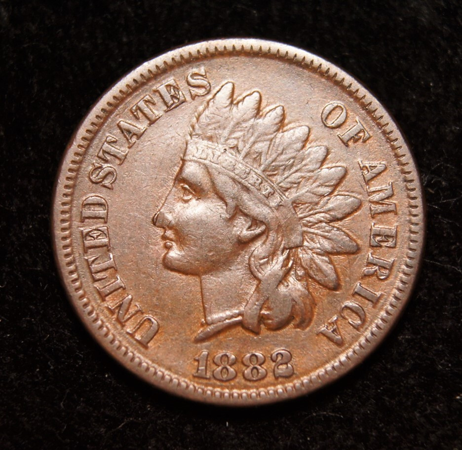 1882 Indian Head Cent  XF+
