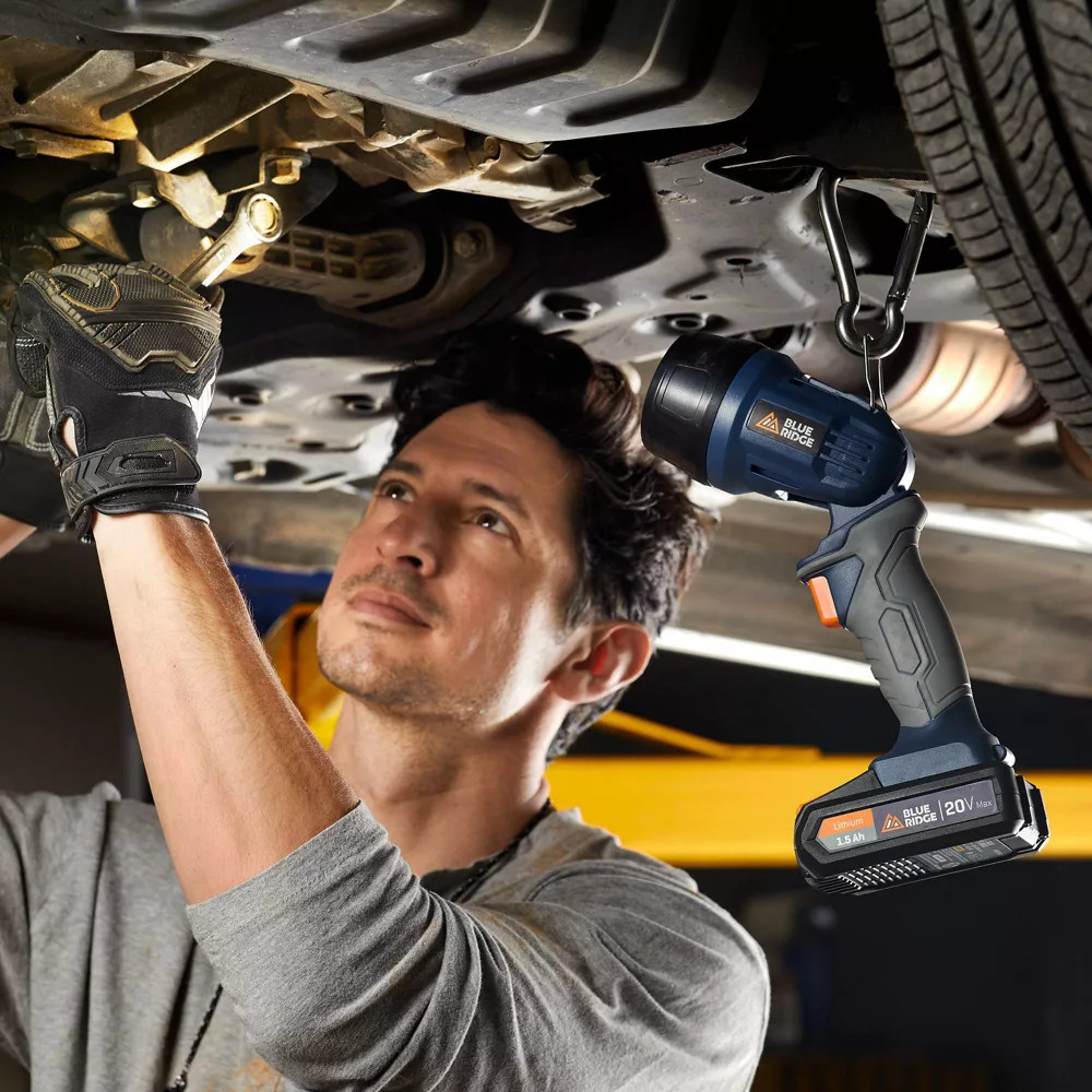 Blue Ridge Tools Cordless 20V Drill Light Kit Ergonomic Design DIY Projects