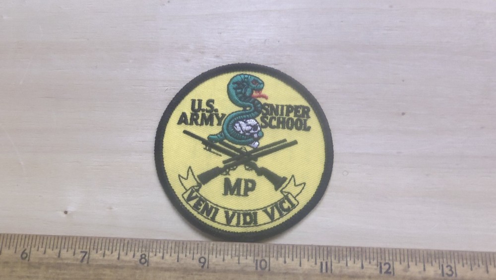 U. S. Army - Sniper School Embroidered Patch