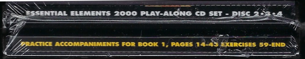 Essential Elements 2000 Comprehensive Band Method Play-Along CD Set Disc 2 3 4