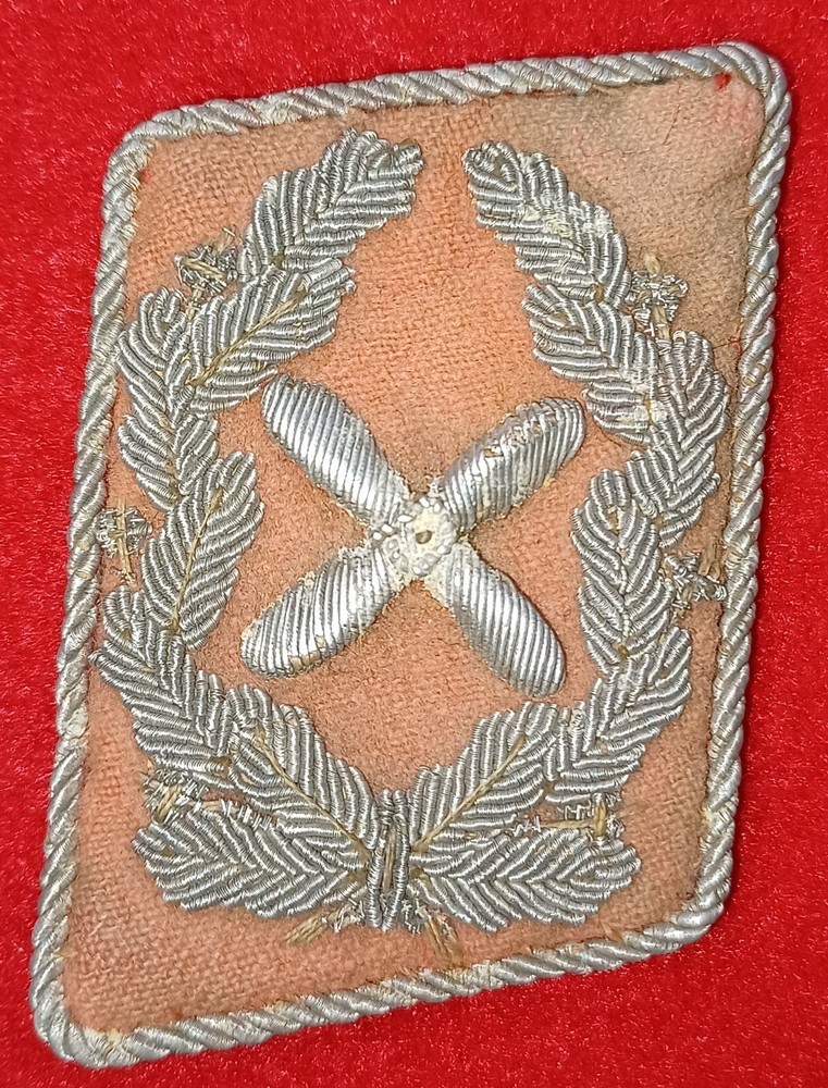 Third Reich Luftwaffe Flight-Oberst Engineer Collar Tab