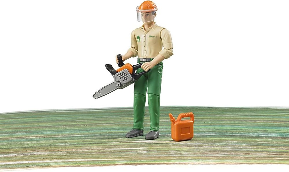 Logging Man with Accessories