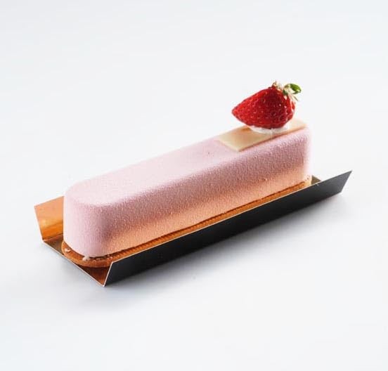 Pastry Chef's Boutique Monoportion Mini Rectangular Foldable Cardboard Cake Boar