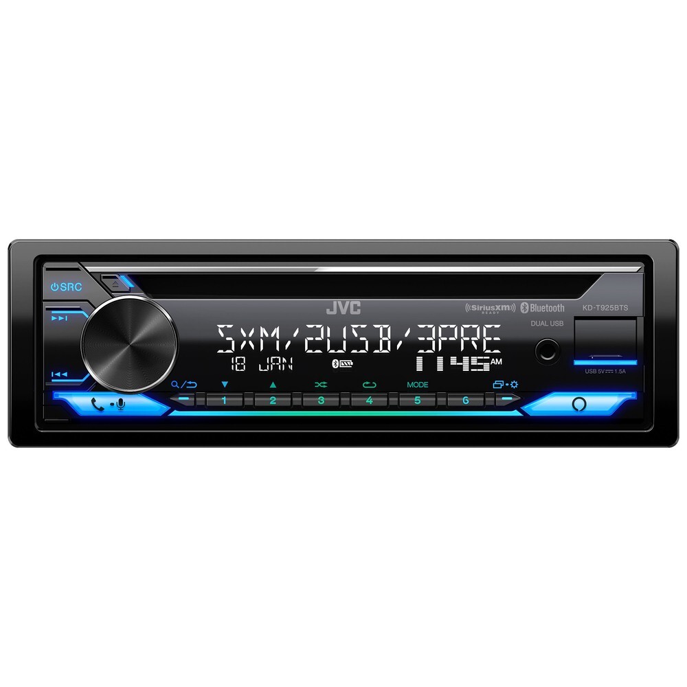 JVC KD-T925BTS Single DIN CD Multimedia Receiver