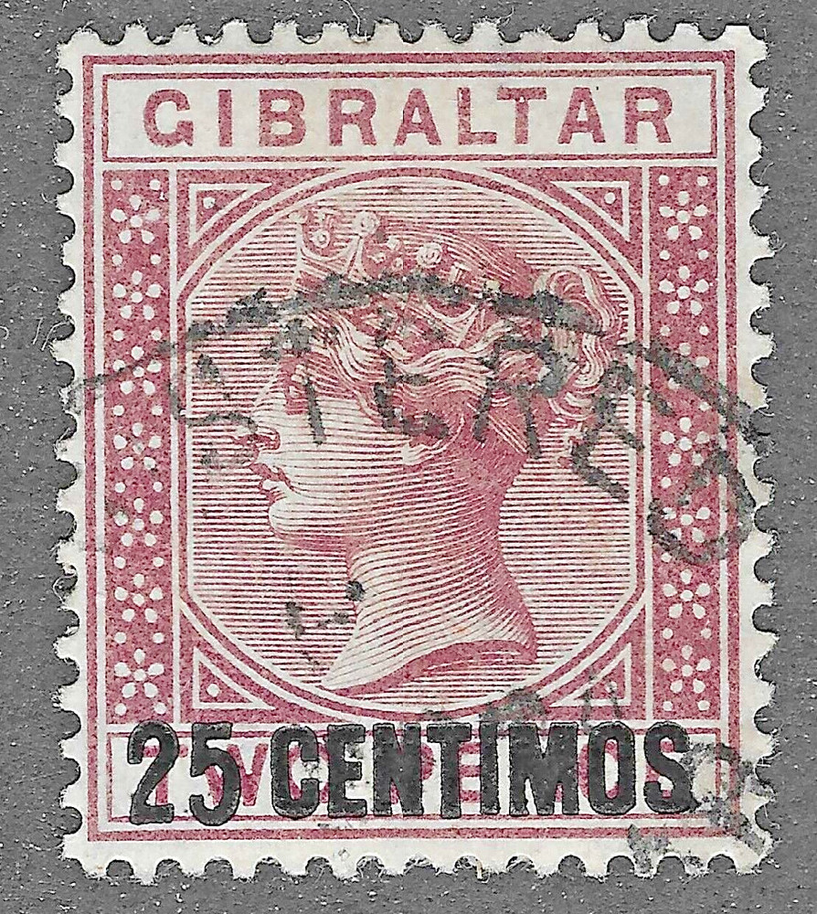 Gibraltar (1889) - Scott # 24,   Used
