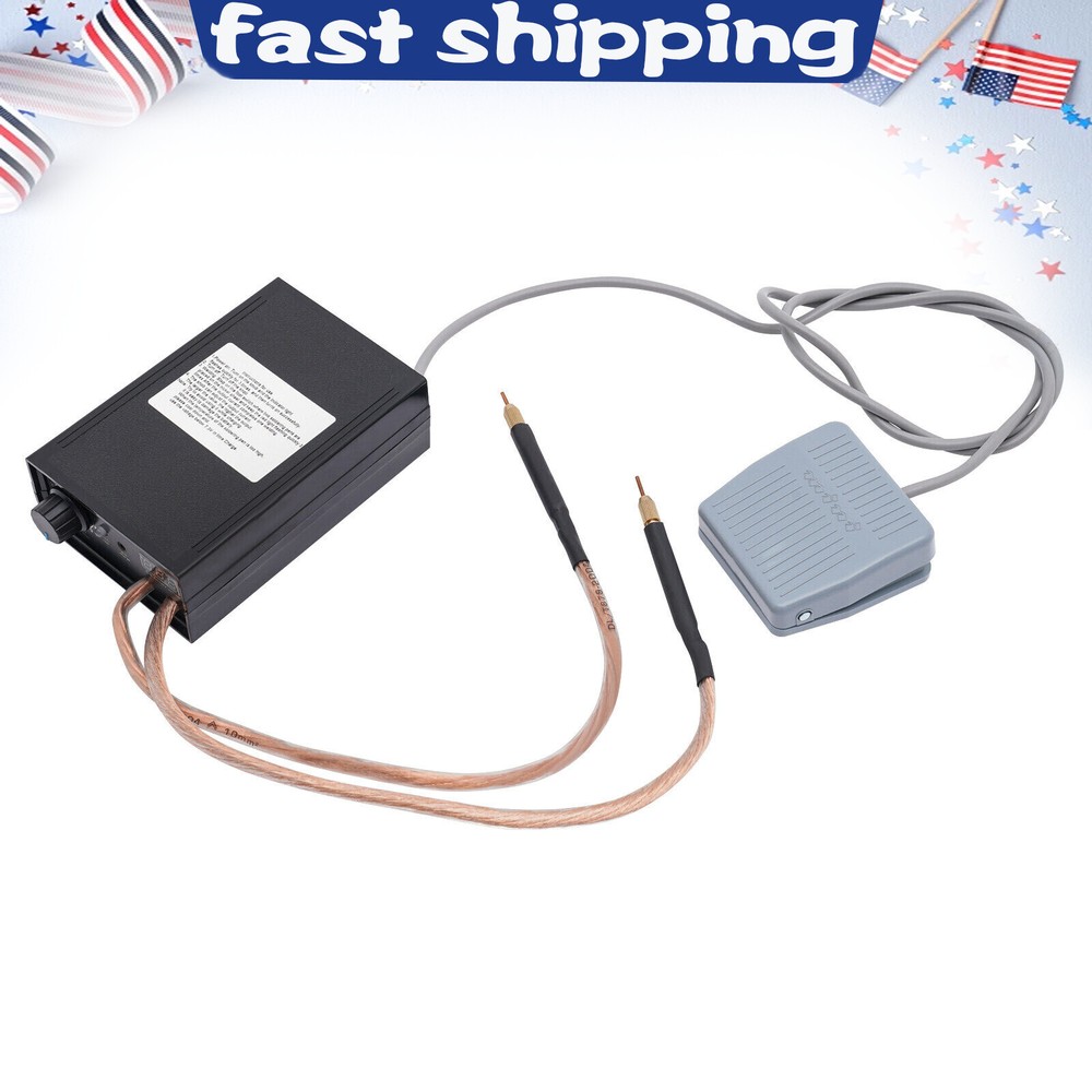 Welding Machine with Pedal Switch 8000W Double Pulse Spot Welding Machine
