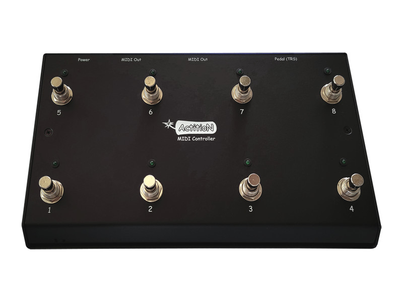 ActitioN 8 Button Universal USB+DIN Programmable MIDI foot controller footswitch