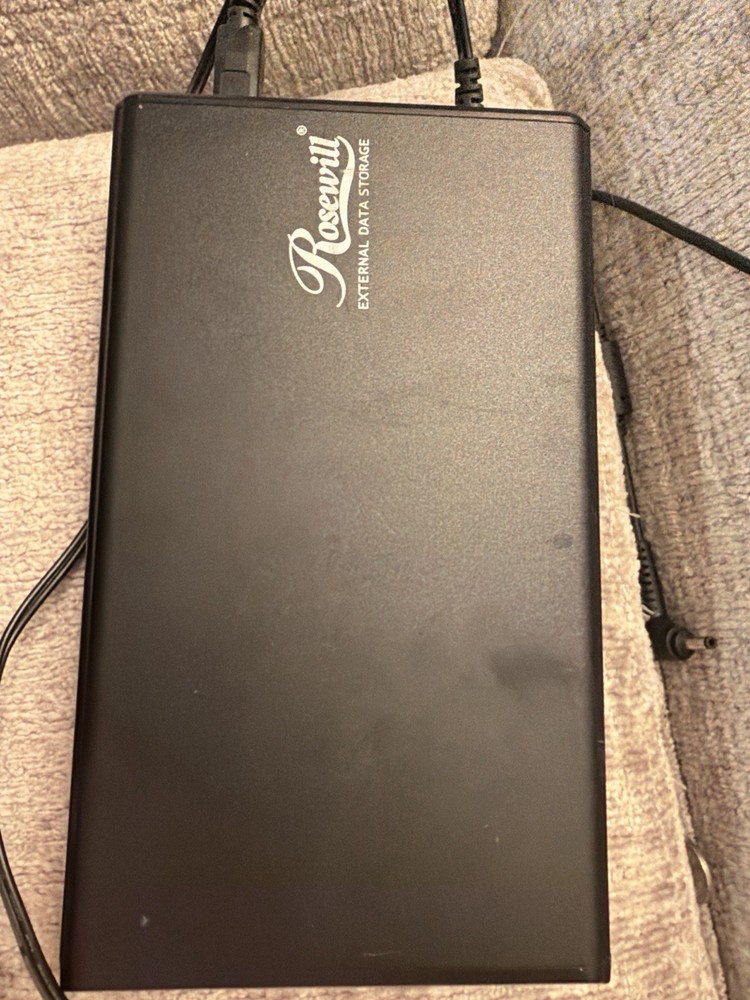 Rosewill External Hard Drive Desktop USB Storage w/ Power Adapter Tested Working