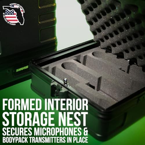 Gator Shure Cases System Solution Series Wireless System Solution Case 4