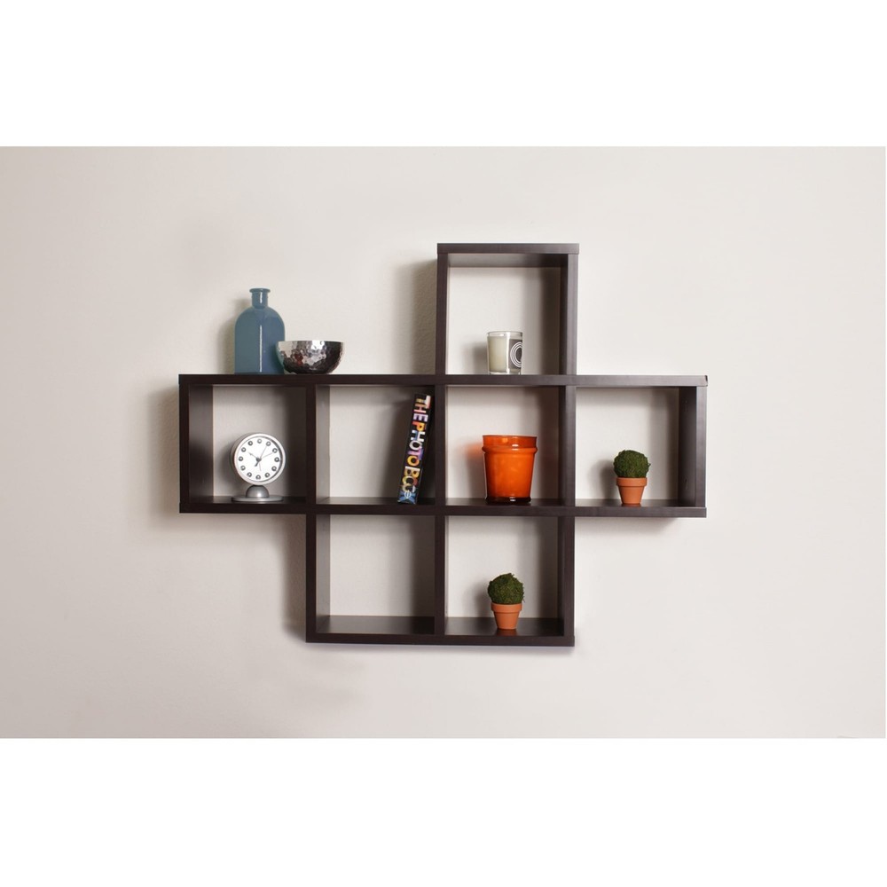 Danya B. Cubby Laminated Veneer Shelving Unit Storage
