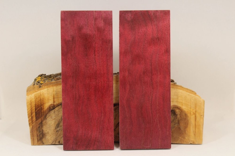 STABILIZED DYED MAPLE CUSTOM KNIFE HANDLE MATERIAL BLANK SCALES (6622)