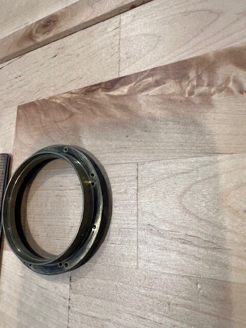 Vintage Brass Retaining Ring/Flange / Camera