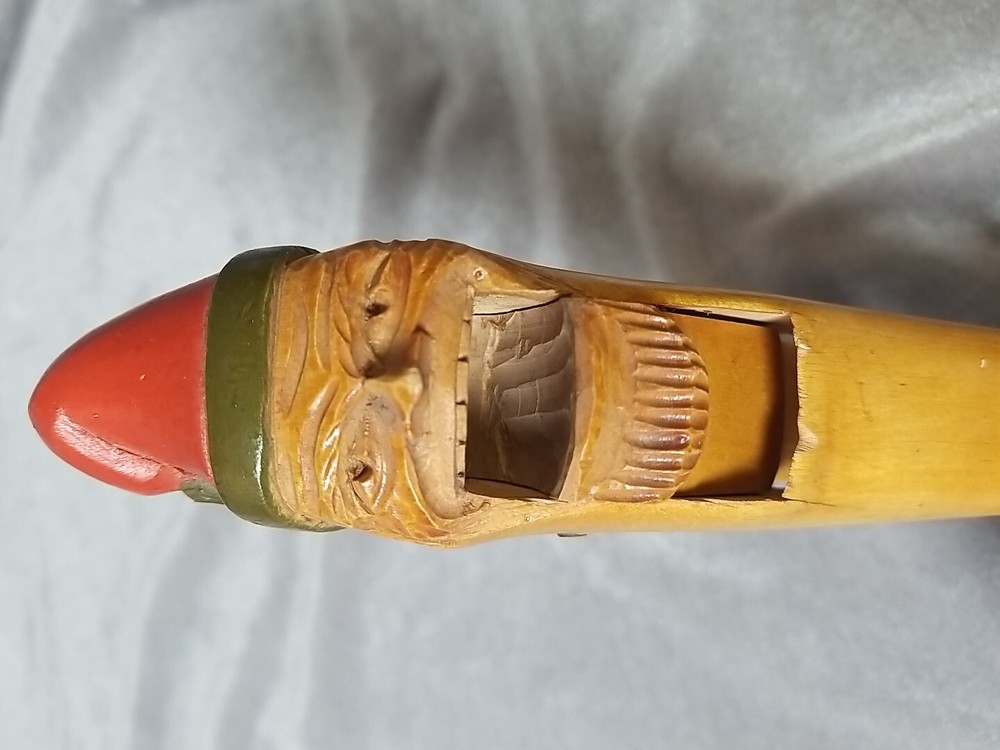 Antique Hand Carved Nut Cracker. Holiday