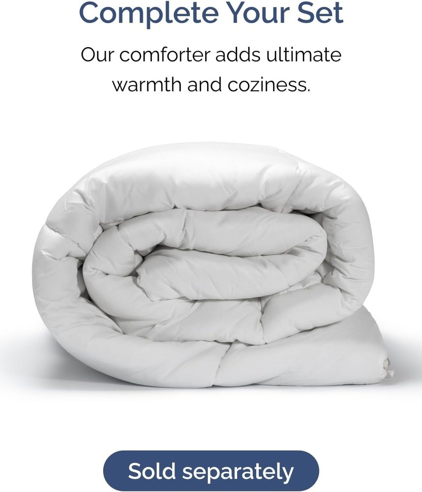 6-Piece King Sheet Set with Extra Deep Pockets - Breathable Microfiber Comfort