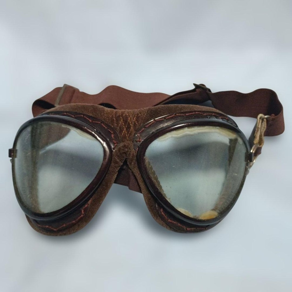 Authentic Japanese Navy Winter Flight Cap & Goggles Set