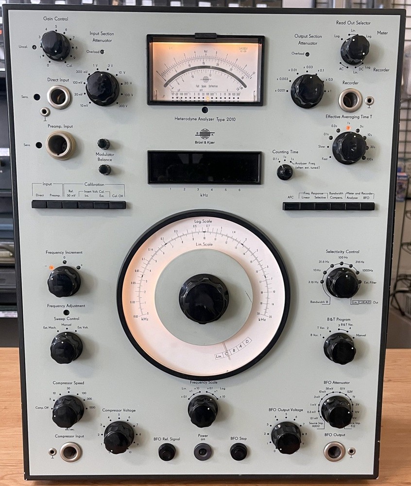 Bruel & Kjaer 2010, heterodyne analyzer