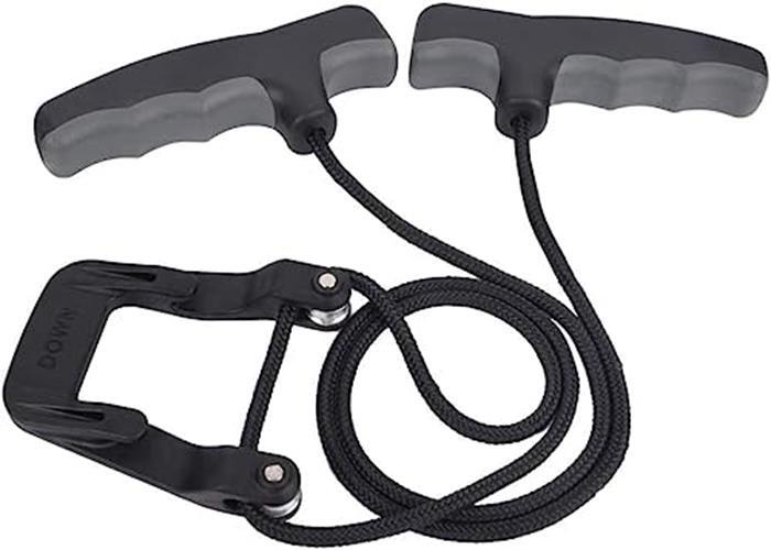 Compound Bow Crossbow Rope Cocking Device Pull Aid 4-Finger Silicone Wrapped