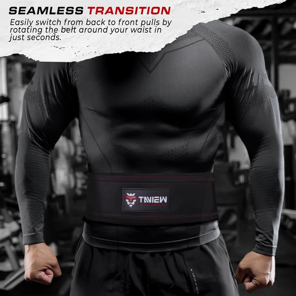 Sled Pulling Belt with Adjustable Closure, 2 Sled Pulling Straps & 4 Hooks – ...