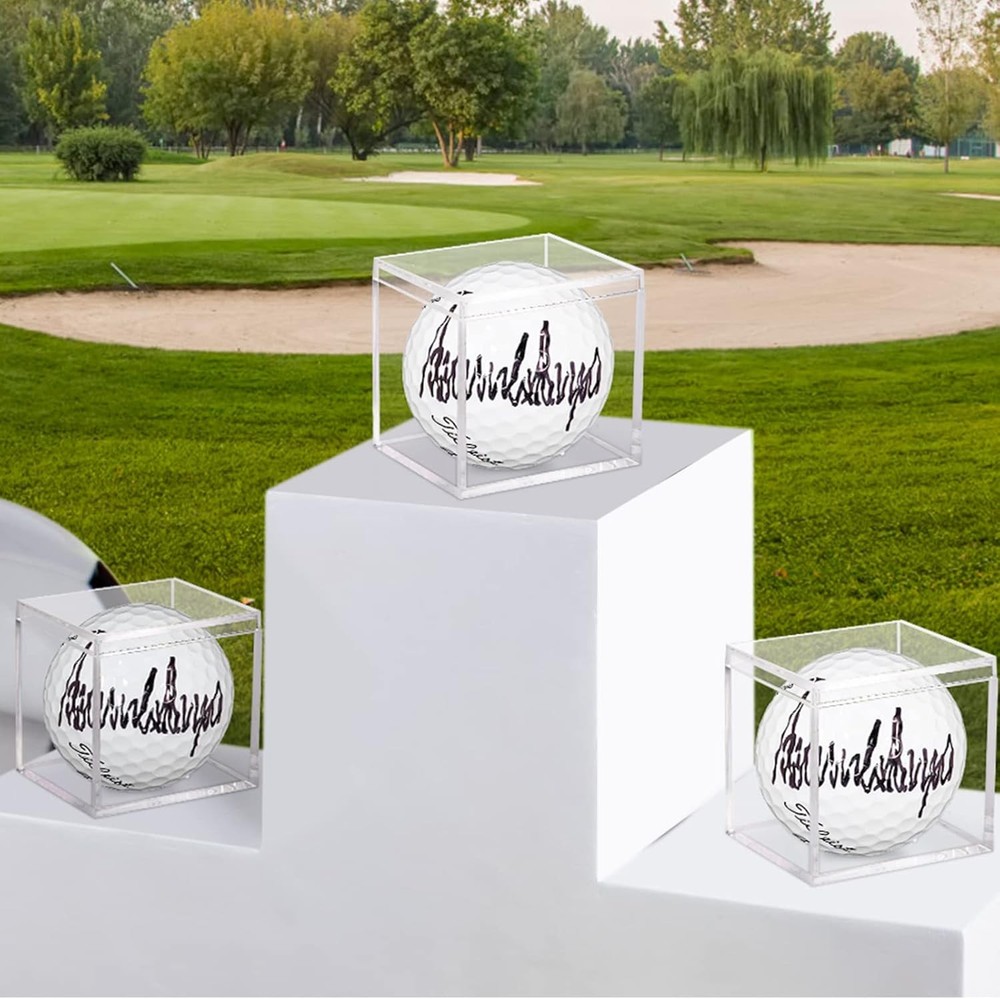 3 Pack Championship Ring Display Case Clear Acrylic 3 Pack,