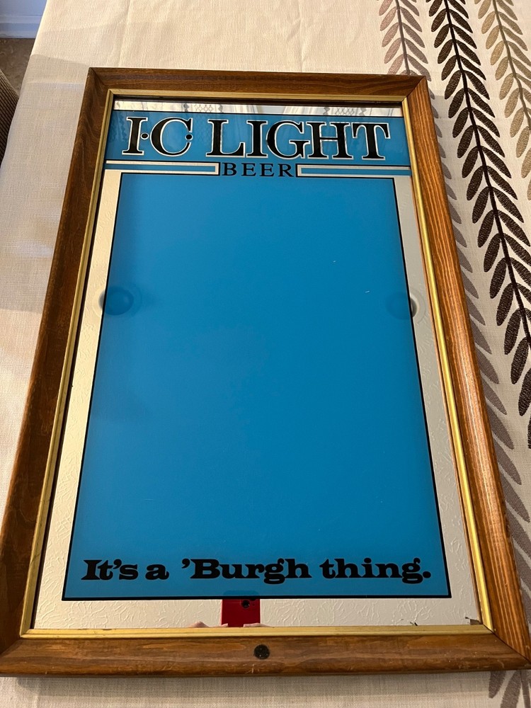 Iron City Light Beer It's a "Burgh Thing" Mirror