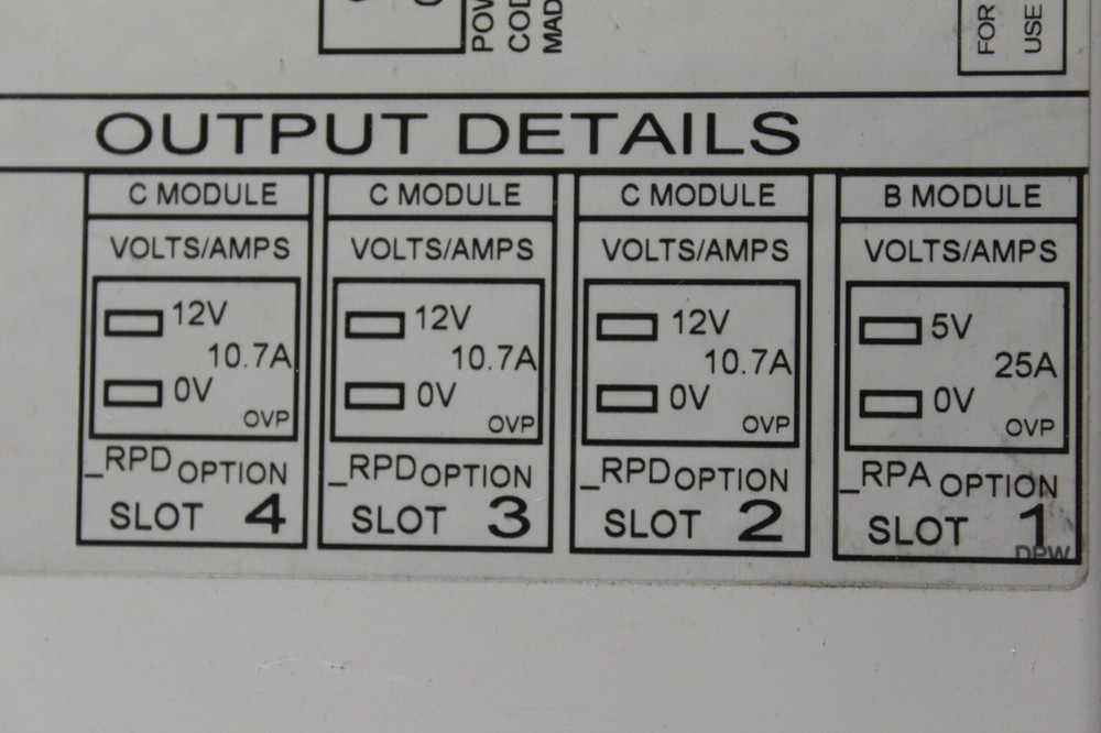 J60031 LAMBDA Alpha 600W Modular Power Supply