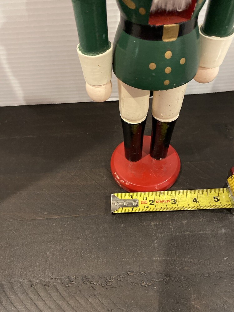 Nutcracker 15 in Green, Gold, Black, Blue