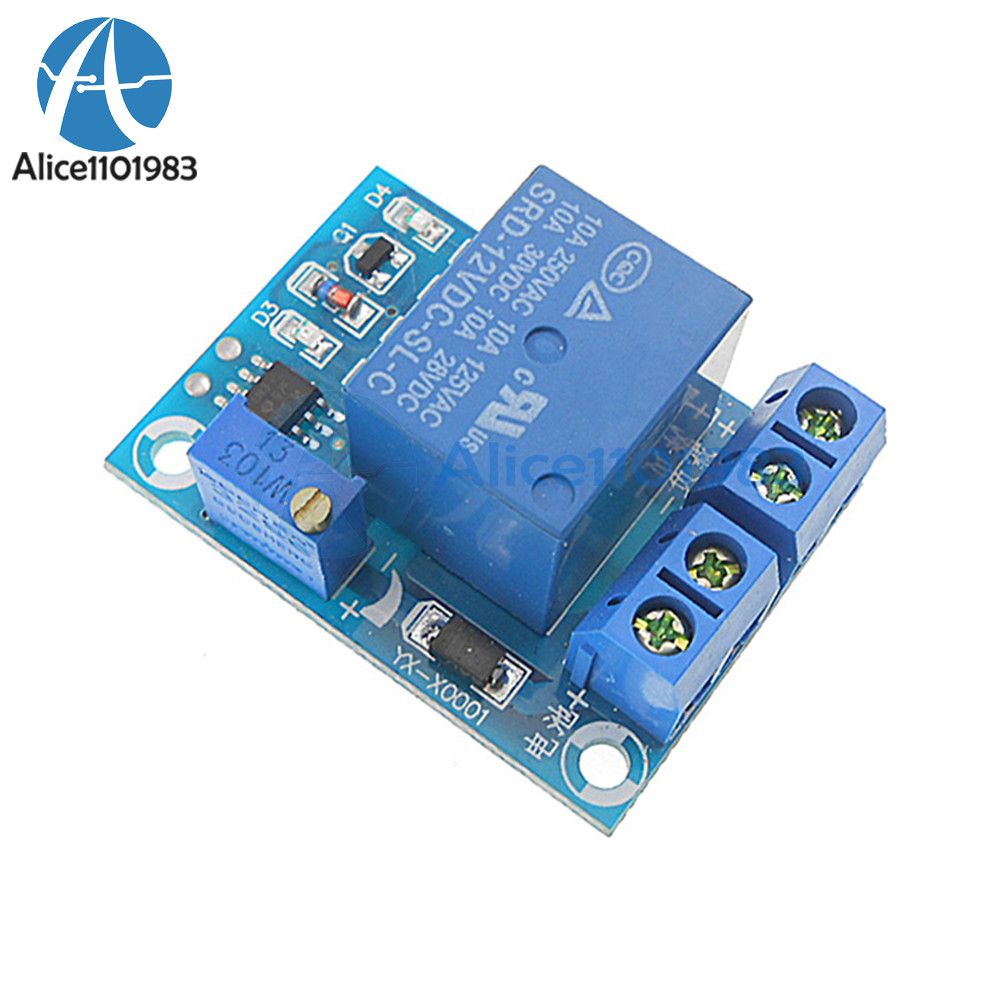 DC 12V Battery Low Voltage Cut off Switch Controller Excessive Protection Module