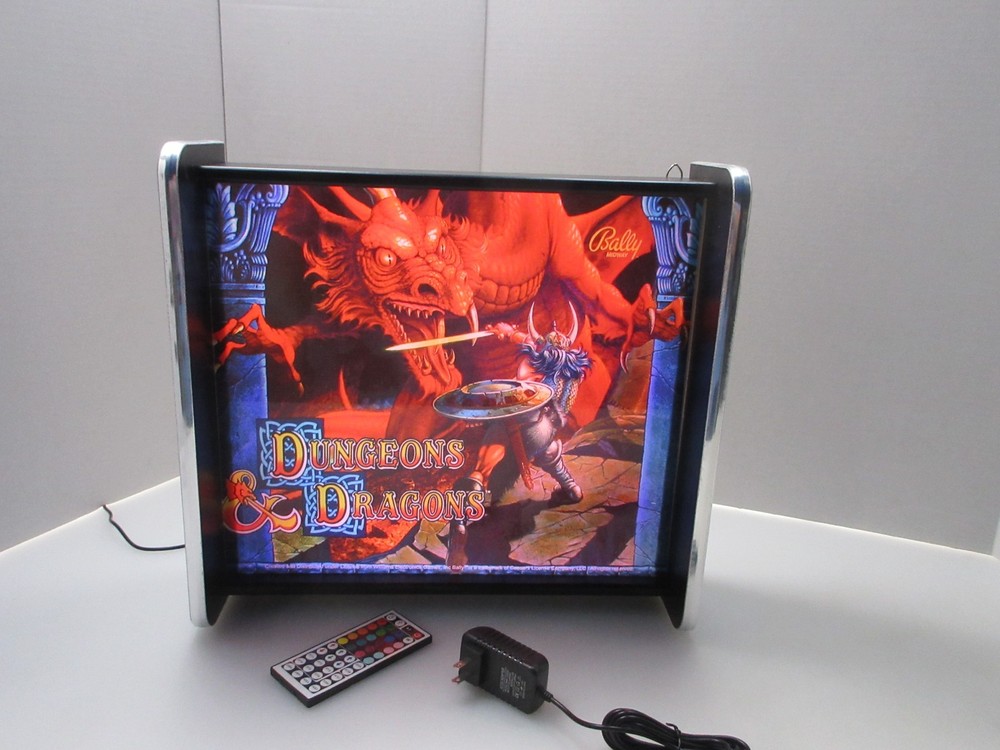 Bally Dungeons & Dragons Pinball Head LED Display light box