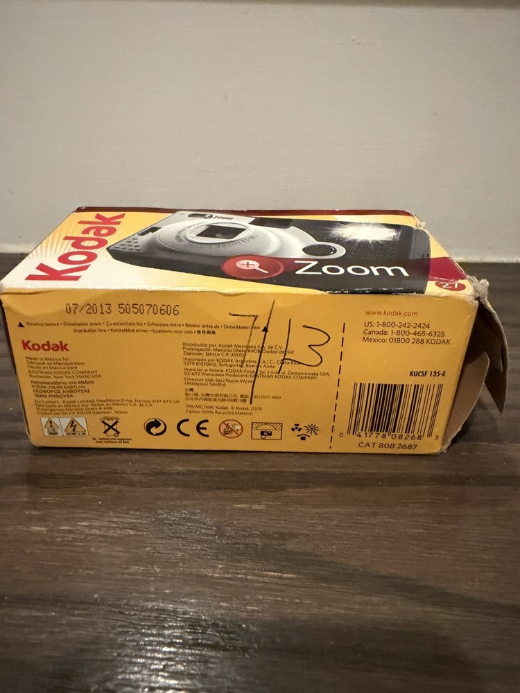 Kodak Zoom 27 Single Use Camera 2013