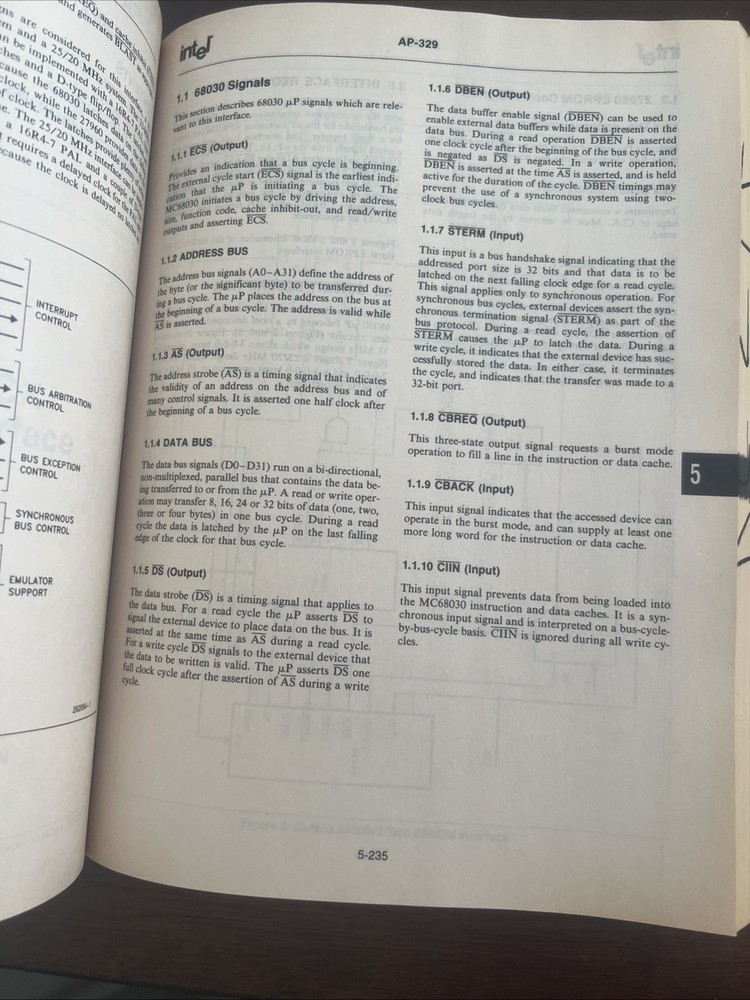 Vintage Intel Computer Manual 1991 Memory Products Handbook