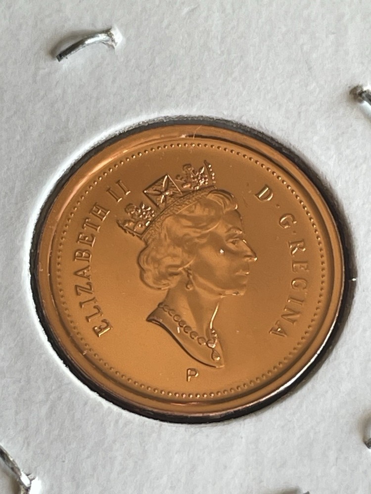 Canada 2003 One cent Choice Uncirculated red.