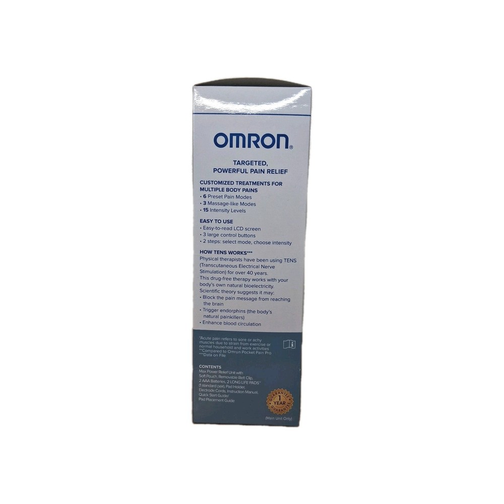 Omron PM500 Max Power Relief TENS Device