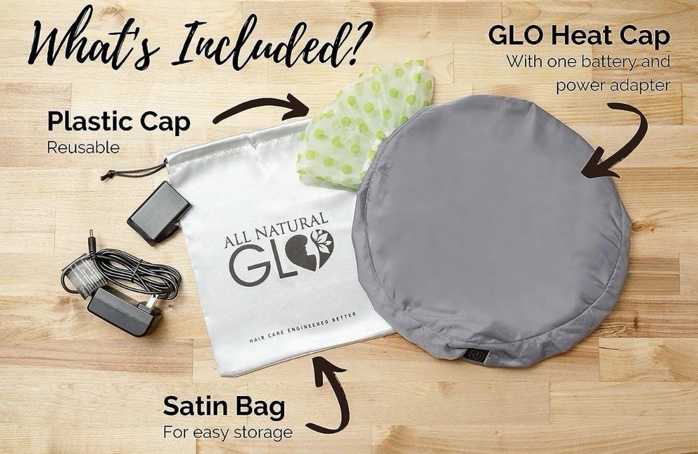 All Natural Glo Deep Conditioning Battery Powered Heat Cap