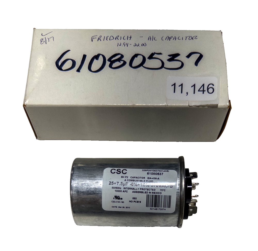 Friedrich 61080537 AC Air Conditioner Capacitor