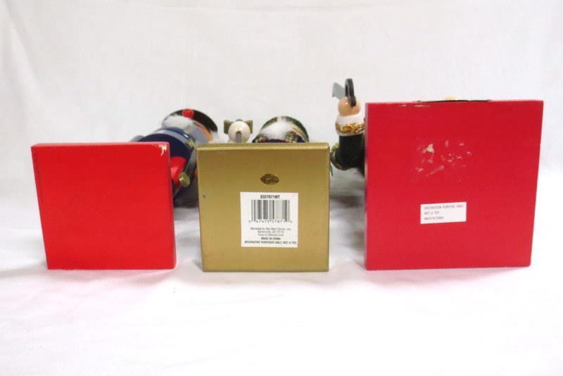 3 Nice Looking Wooden Nutcrackers - Approx. 15" tall