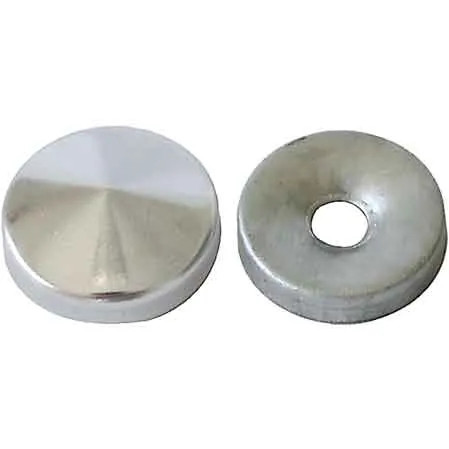 12mm COMVED SCREW CAP STUD - NICKEL PLATED BRASS