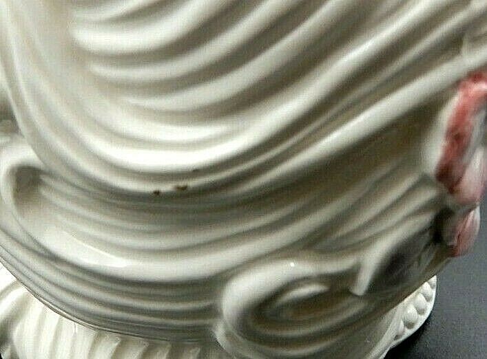 VINTAGE SIGMA BELLE EPOQUE WHITE CERAMIC DECORATIVE CONTAINER
