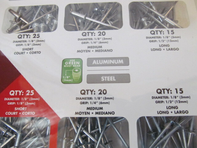 Arrow 120 Rivet Assortment Pack RK6120